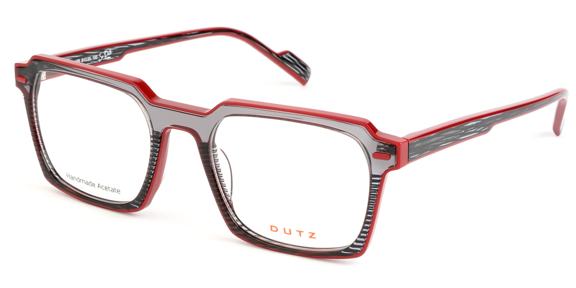 DZ2373-65-1920x960 gafa de caballero y hombre original en color negro, gris y rojo, de forma cuadrada