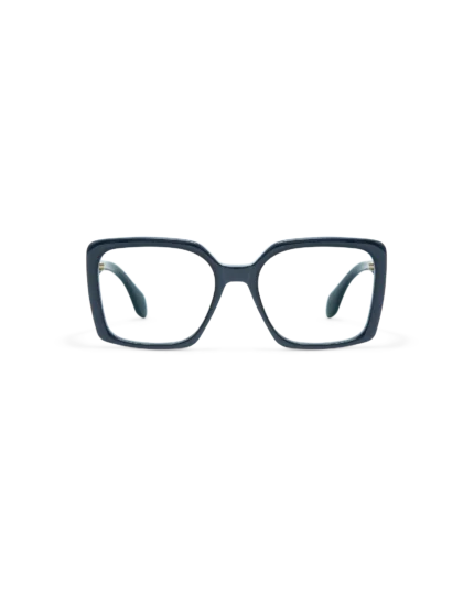gafa de vista de mujer cuadrada de pasta color azul marino