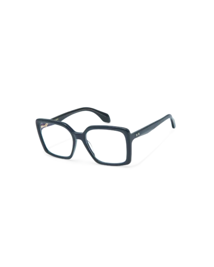 gafa de vista de mujer cuadrada de pasta color azul marino