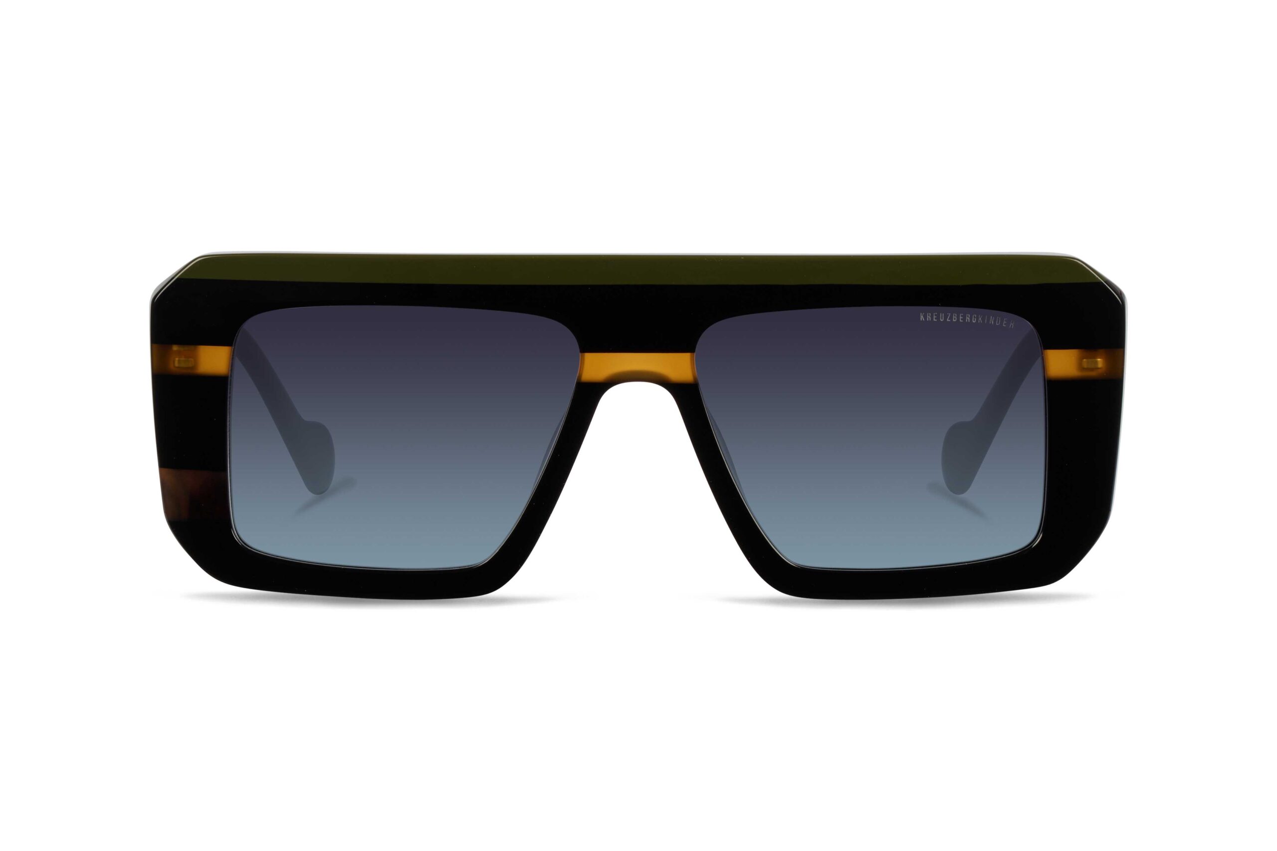 SUNGLASSES_FEBO_C1_1_5962 gafa de pasta masculina cuadrada flat top en color negro mostaza y verde