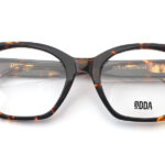 gafas de pasta acetato cuadradas femeninas en color marron havana